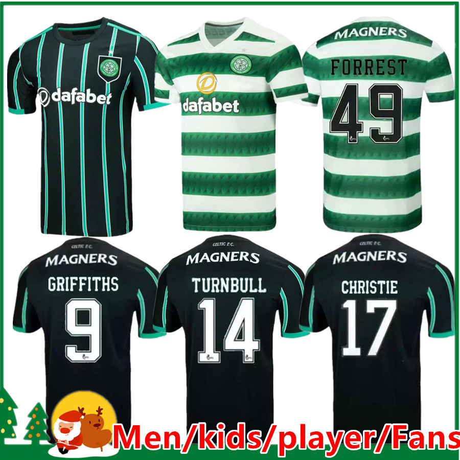 

22 23 Celtic Soccer Jerseys 2022 2023 EDOUARD home away Football shirts Men Kids Kits, Player 22/23 home