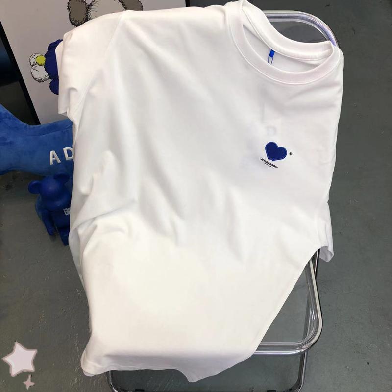 

Men's T-Shirts ERROR T-shirt Heart Embroidery Short-sleeved Tshirts Summer Loose Men Women Couples TeeMen's