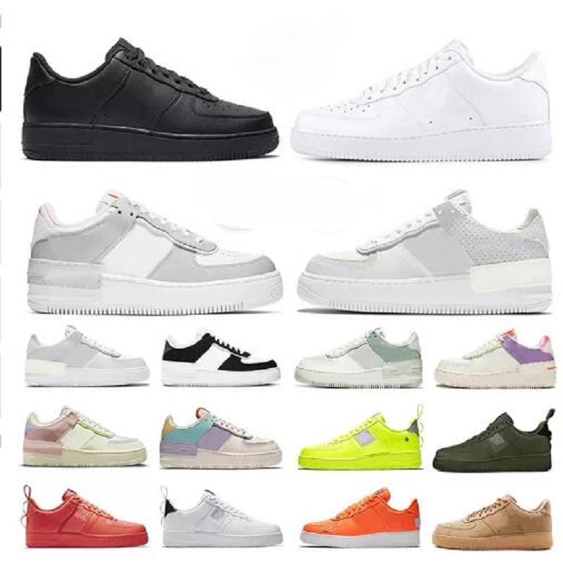 

ones running shoes Wear resistant Classical Men Women All White Black low High 1 one Sports Sneakers EUR size 36-45, # 1