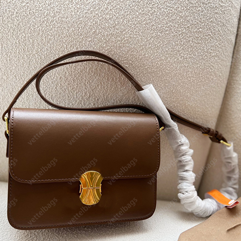 

Brown Shoulder Bag Vintage Designer Bags 2 Sizes Classic Flap Women Leather Envelope High Quality Crossbody Fashion Cosmetic Cases, Increase freight