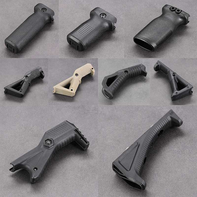 

Tactical Hand guard Nylon Polymer Fore Grip Keymod M-LOK 20mm Picatinny Rail Mount Handguard Foregrip Extension Accessories