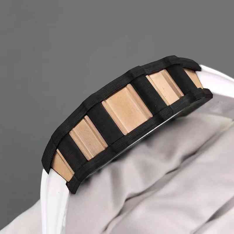 

Luxury Mens Mechanical Watch Richa Milles Business Leisure Rm21-01 Manual Tourbillon Ceramic Case Tape Trend Swiss Movement Wristwatches, Khaki