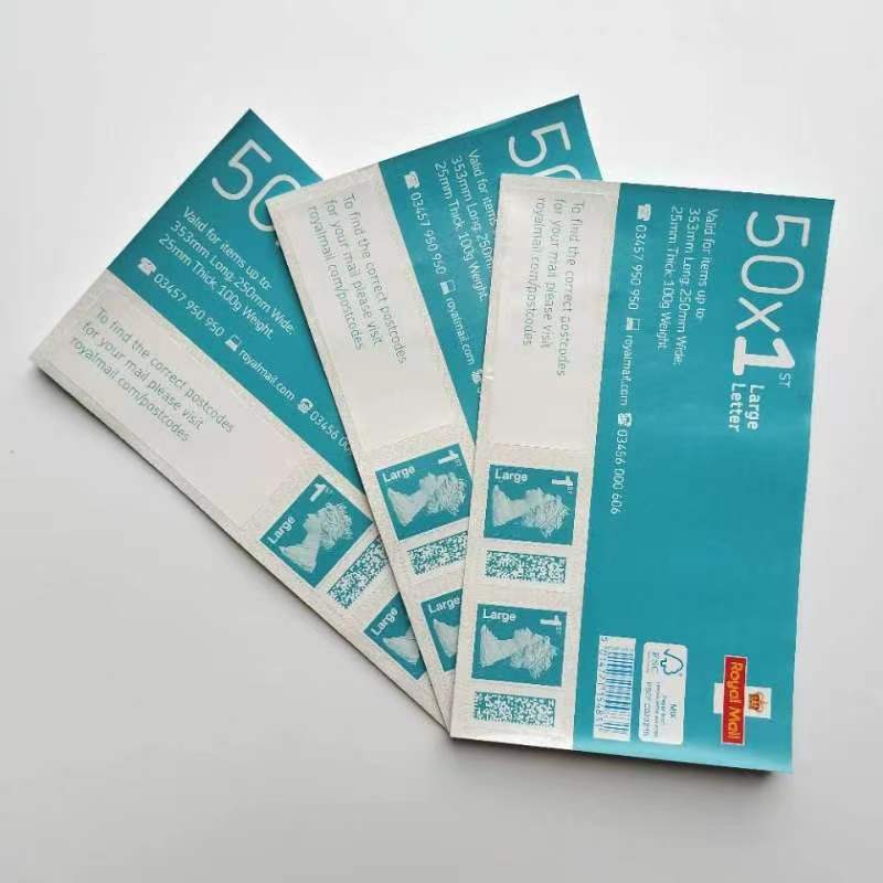Party 4 x BARCODED 1st Class L/Letter Postage Stamps Self Adhesive - Brand New Unused Party-image-785874074