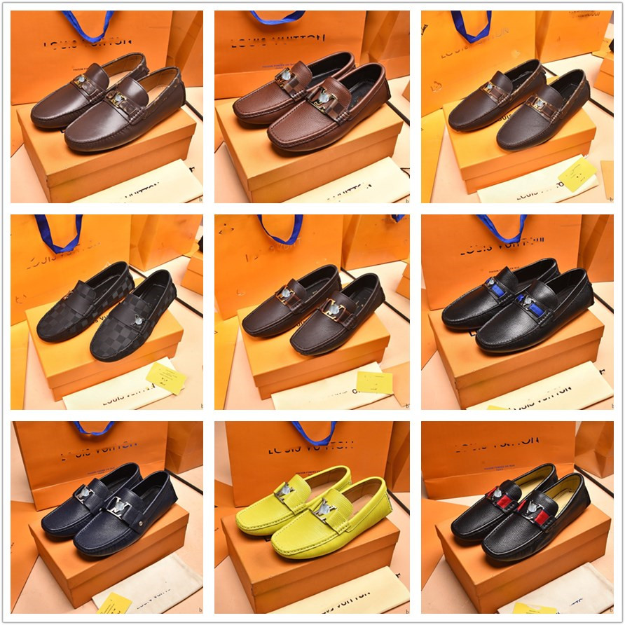 

Size 6 To 12 Classic Mens Penny Loafers Genuine Cow Leather Dress Shoes Brown Handmade Slip on Designer Luxury Italian Style Office Formal Shoes, #33