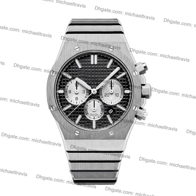 

Men's Watch Quartz Movement Chronograph Men Watches Sapphire Crystal Waterproof Stainless Steel Super Quality Male Wristwatches, Make waterproof
