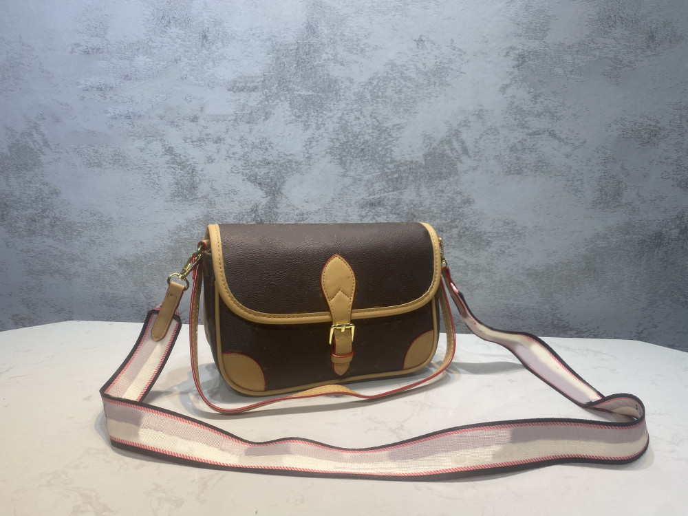 

Fashion Women Designer Handbag Ivy Bel Air Retro Shoulder Bag Luxury Vintage Woman Crossbody Bags PU Leather Ladies Casual Totes Removable Strap, Extra shipping