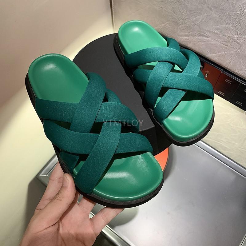 

Female Shoes Slippers Women Summer Slides Platform Fashion Luxury Soft Beach Rome Casual Rubber Pu Leisure Ytmtloy, Black