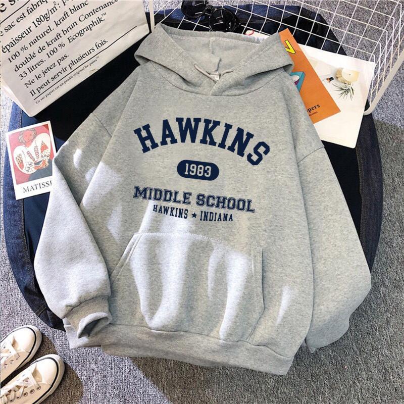 

Men's Hoodies & Sweatshirts Hellfire Club Tv Show Hawkins Men Hoodie Spring Warm Streetwear Hip Hop Sweatshirt Vintage Tops Unisex Sudaderas, White