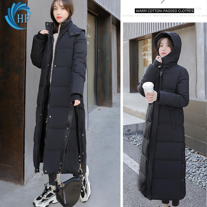 

Women's Down & Parkas Cotton-padded Jacket Women Long Plus Size Korean Thicken Winter Padded Zipper Coat Cotton Guin22, White