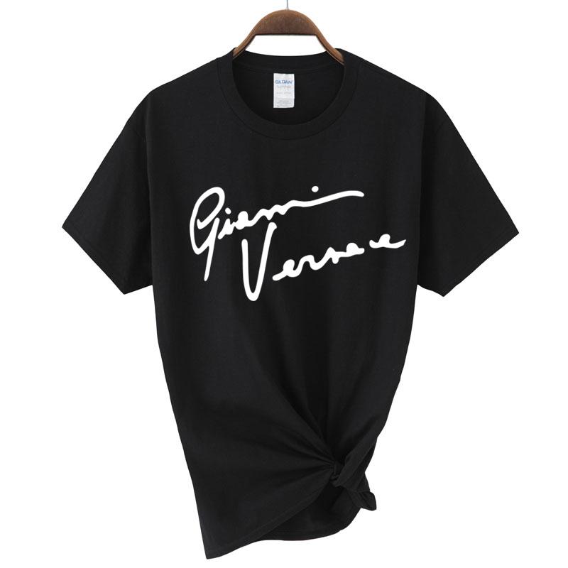 

Women's T-Shirt Gianni Letter T Shirt Women Streetwear 2022 Summer Harajuku Funny Female Tops Tee Sexy Ladies Oversized Loose Tshirt, White