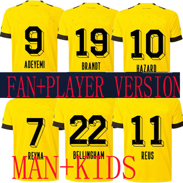 

22 23 dortmund soccer jerseys home player version ADEYEMI 9 BRANDT HAZARD REYNA BELLINGHAM REUS kids 2022 2023 jersey football shirts Limited Edition fan men YELLOW, 2022 third away 2
