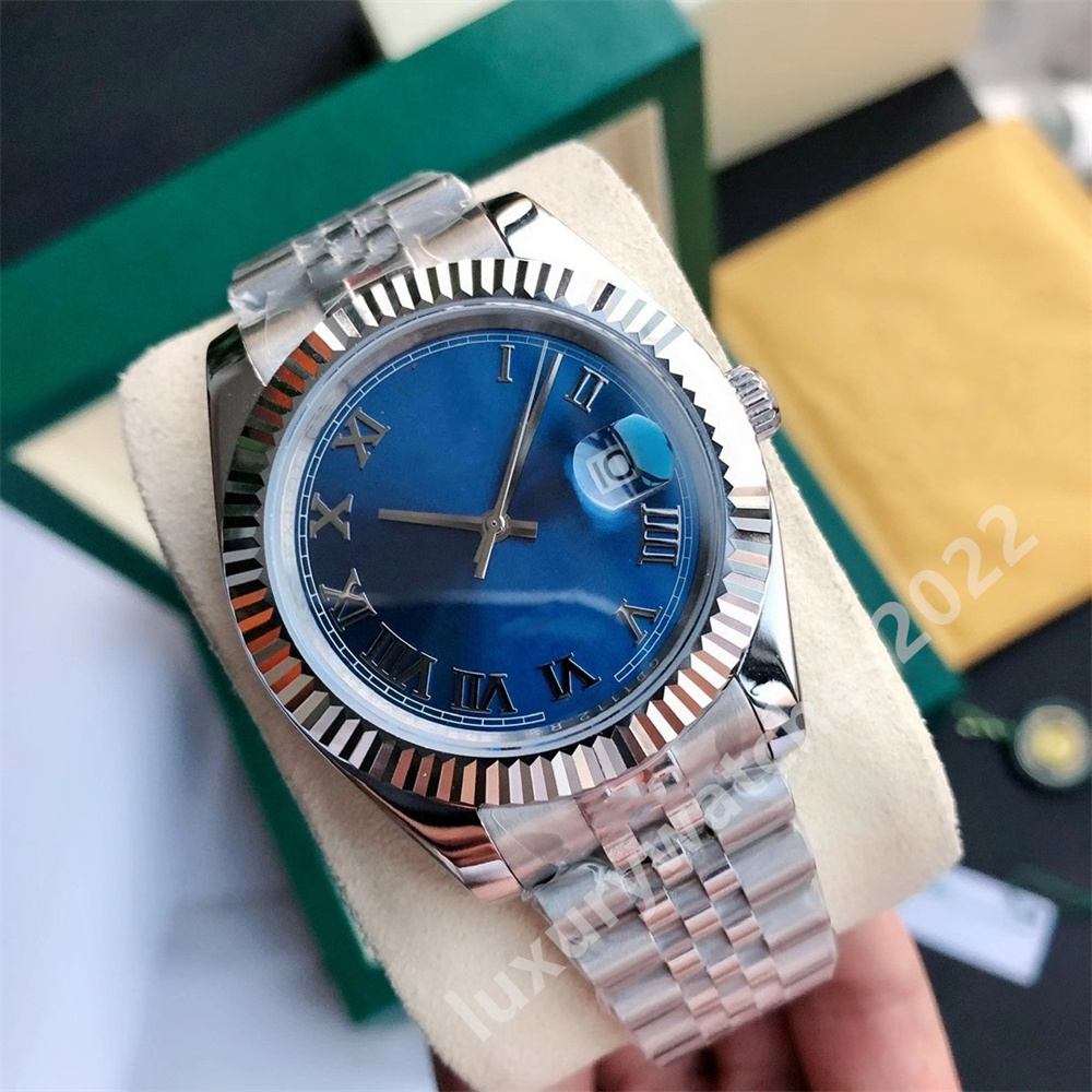 

Blue Dial ST9 Mens Watch GS&facotry Steel Roman Datejust asia 2813 Movement 41mm 126333 126334 Automatic Mechianical Jubilee Strap Sapphire Wristwatches, Watch case