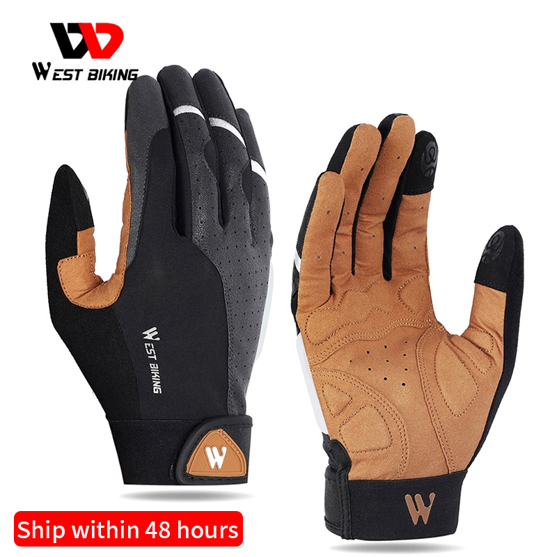 

WEST BIKING Sports Cycling Gloves Touch Screen Men Women MTB Bike Running Fitness Gym Riding Motorcycle Bicycle 220812