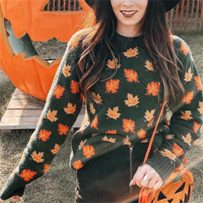 

Women' Sweaters Vintage Knit Sweater Women Tops Casual Streetwear Winter Thicken Knitwear Pullovers Oversized Top SweatersWomen, As picture