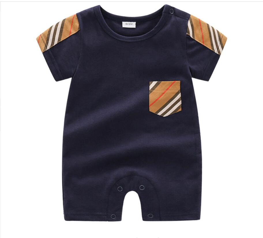 

Newborn Baby Embroidery Cotton Romper with bibs Christmas 0-12M Rompers Toddle infant bodysuit Children one-piece onesies Jumpsuits climbing clothe y3, White