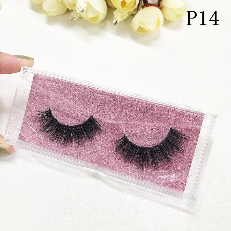 

False Eyelashes Mink Long Strip Lashes 10 Pairs Faux Extension Wispies Thick Individual Eyelash
