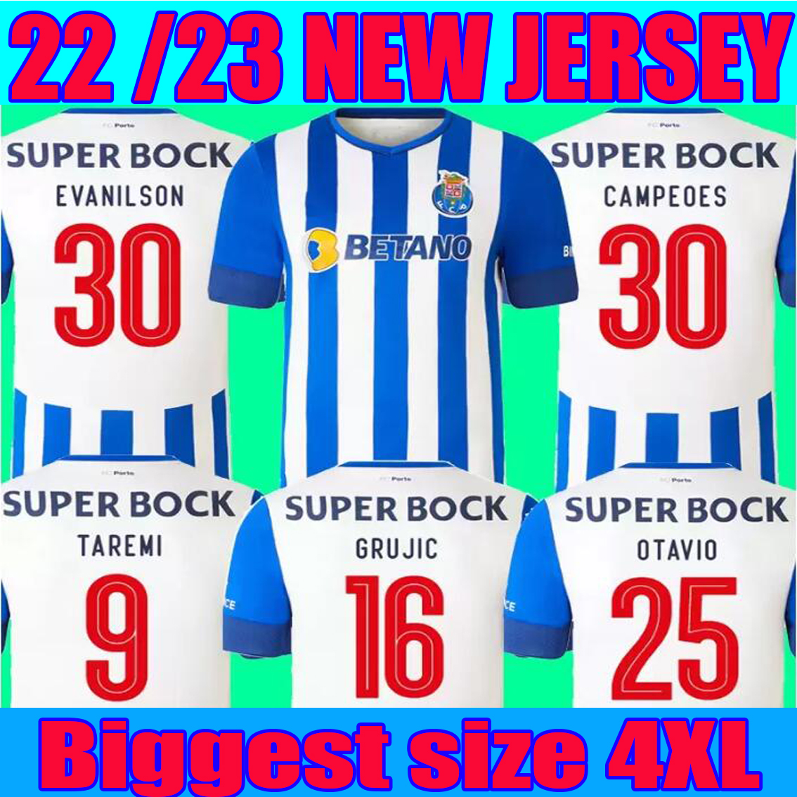 

22 23 FC Porto CAMPEOES 30 Soccer Jerseys 2022 Camisa SPECIAL Titulos Futebol Clube Porto LUIS DIAZ MATHEUS MEHDI Maillots De Foot MAREGA Kids SERGIO Shirt Home S-4XL, 2022 home