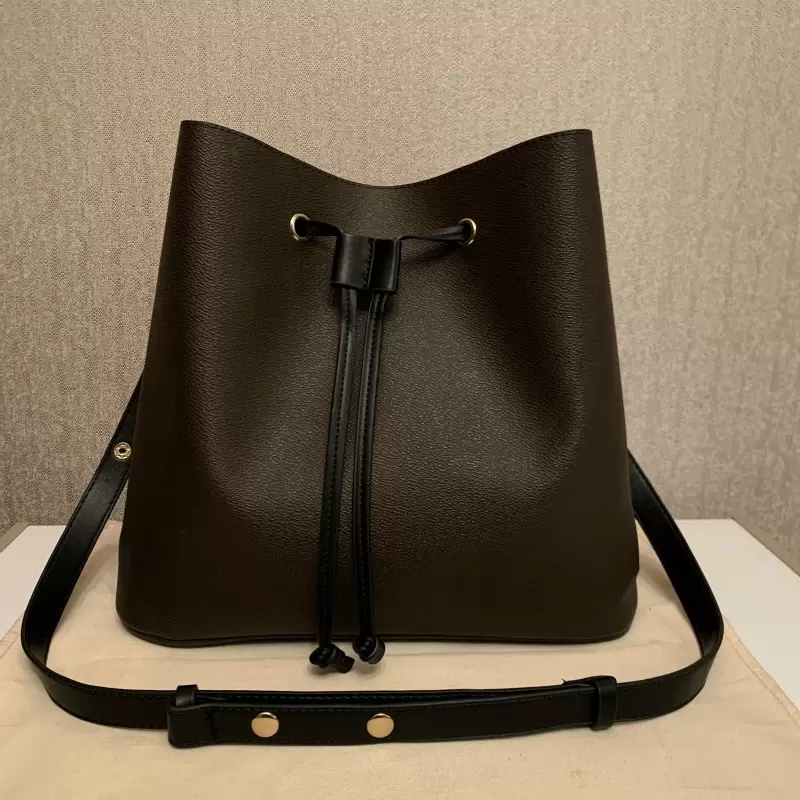 

2022shoulder bags leather bucket bag women famous brands designer handbags high quality Cross Body, Red