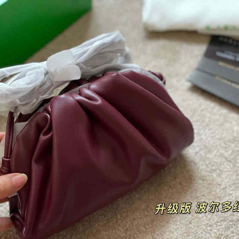 

Original Edition Handbags Venetass's Designer Bottegas'ss Luxury Cloud 2022 Autumn Winter Versatile Bag Super Fire Solid Leather Fashion Lovely Cowhide Messenger, Camel