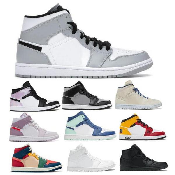 

Men Women 1 1s Mid Basketball Shoes Zen Master Light Smoke Grey Shadow Triple Black UNC Sanddrift Diamond Blue Mint 2022 Skateboard Trainers Sneakers, Peach