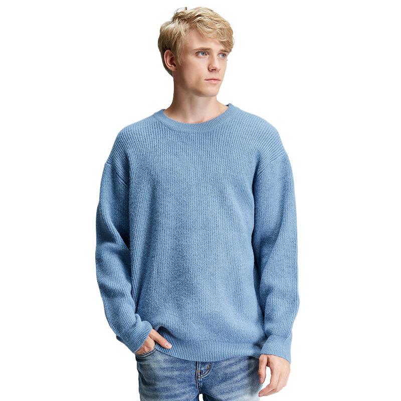 

Men's Sweaters England Style 2022 Men'S Black Grey Long Sleeves Autumn Spring Pullover Knitted Clothes O-Neck Plus OverSizeMen's, Yc01 3