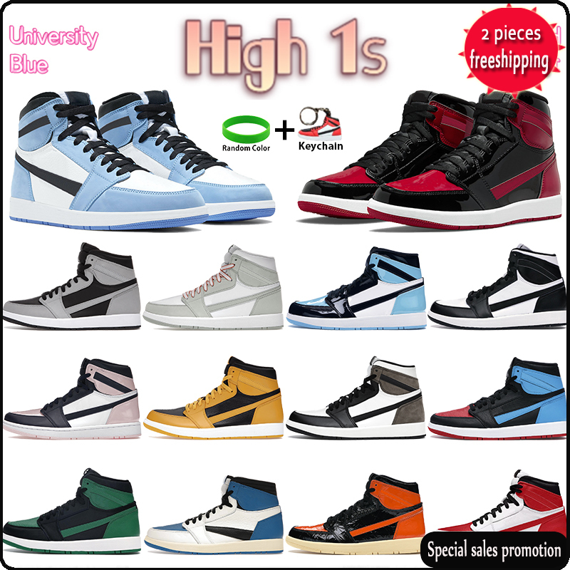 

2022 Mens Sneakers Bred Patent 1 1s Basketball Shoes High Dark Mocha Twist Pine Green Black University Blue Hyper Royal Pollen Seafoam, 21. a ma maniere