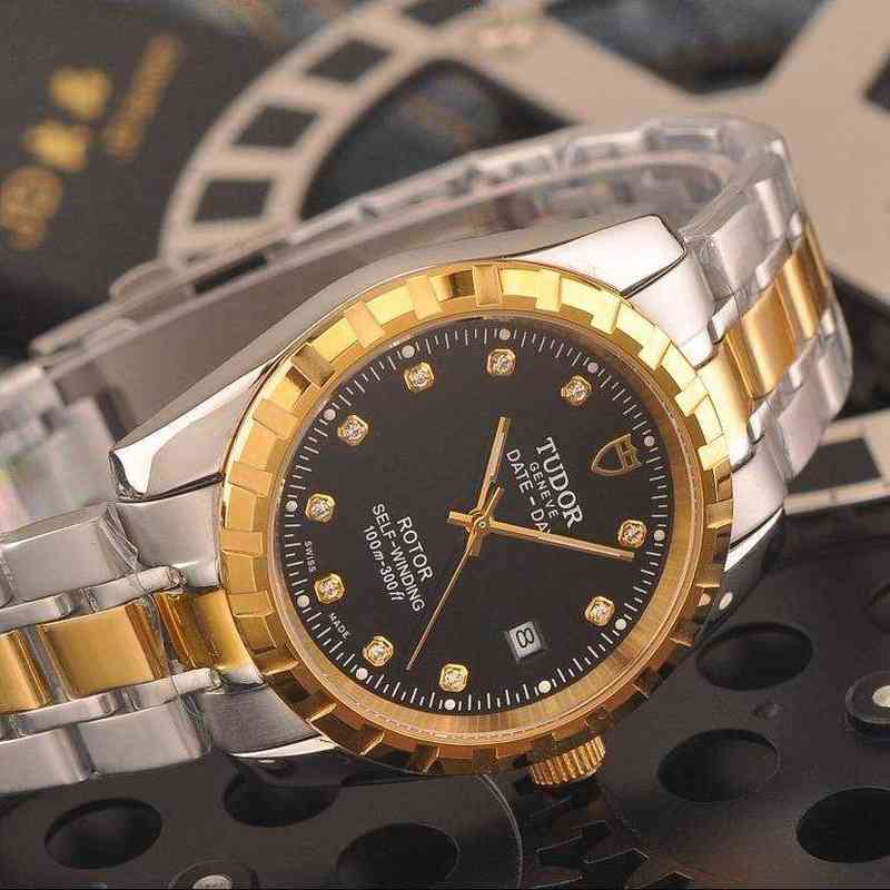 

Fashion Tudors Luxury Designer Watch Famous Watch Fully Automatic Mechanical Ocean Prince Men's Waterproof Luminous Ahkn Lc0v, Black