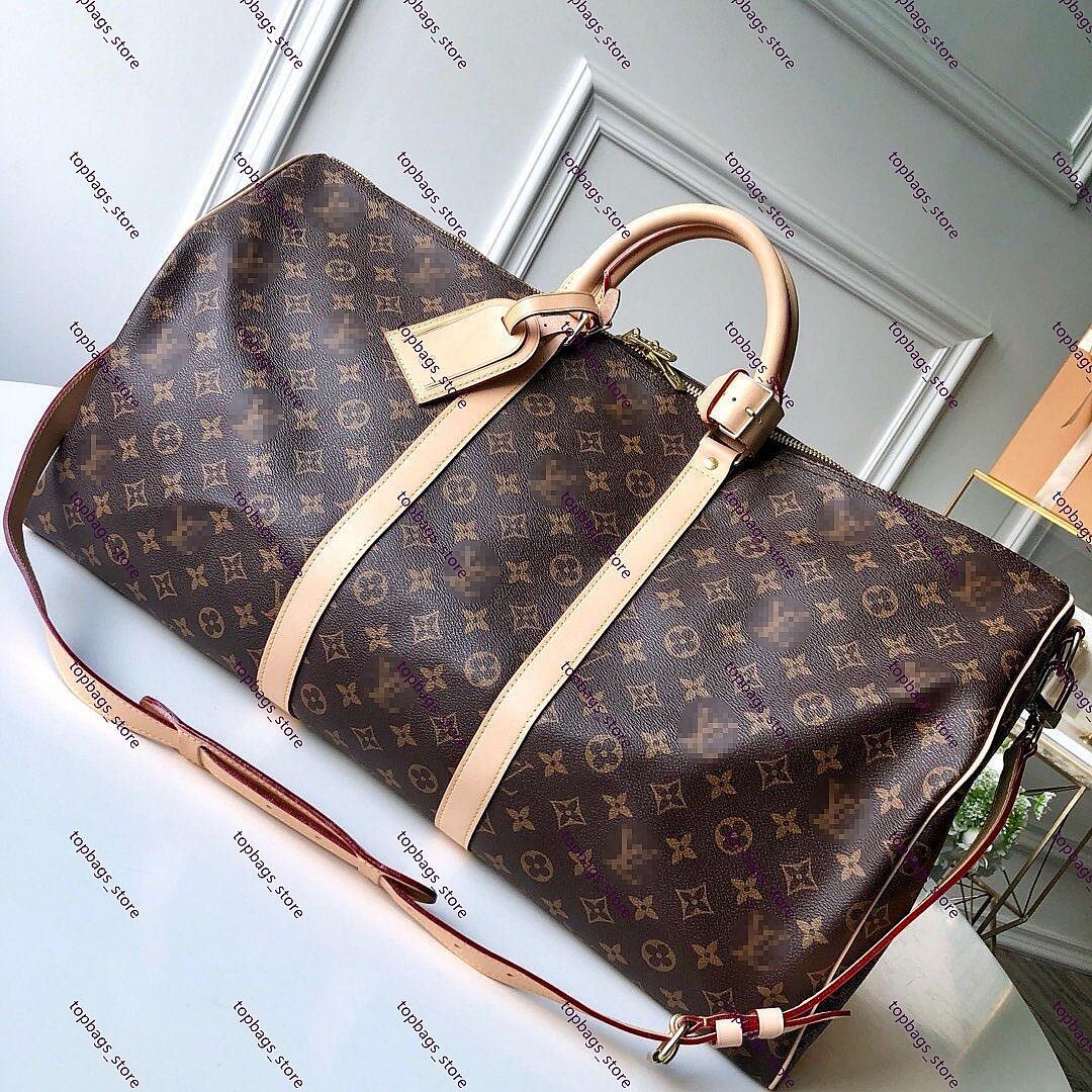 GGs LVs YSLs louiseity viutonity VUTTONS Ladies Designer Fashion Casual High Quality TOP Travel Bag 3 Size 45 50 55 CM Flower & Checkerboard