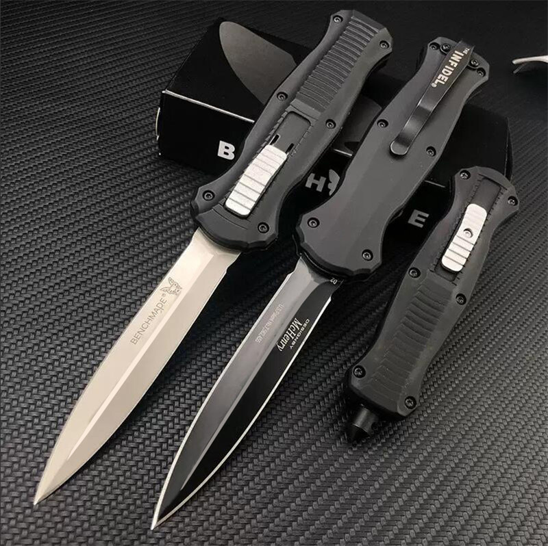 

Benchmade Infidel 3300 Automatic knives D2 Steel Machined EDC Pocket BM42 Tactical gear Survival knife with sheath Mini BM 3310 3320 3400 3350 9400 Tools 943