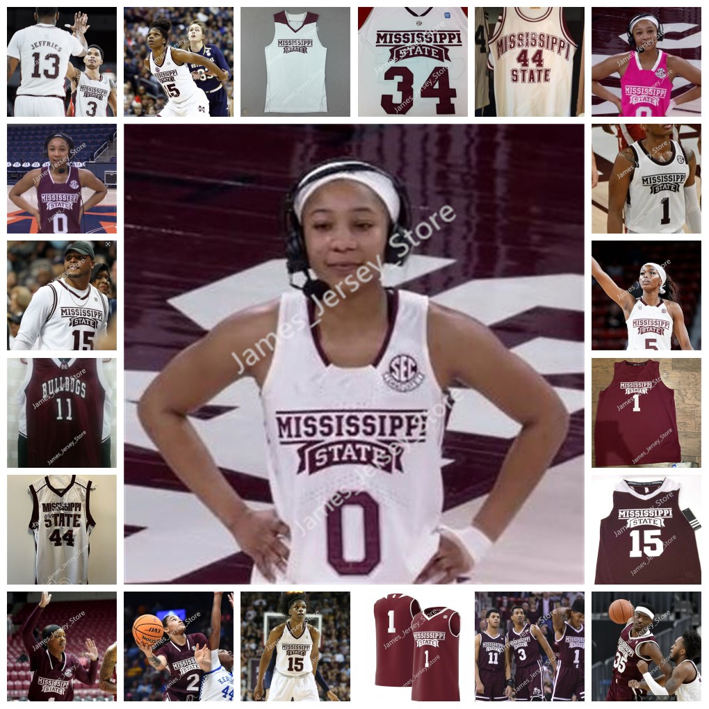 

NCAA Stitched Mississippi State Bulldogs basketball Jersey 0 Anastasia Hayes 2 JerKaila Jor dan 24 Ashley Jones 44 Raven Farley 1 Myah Taylor 3 Jasmine Shavers Jersey