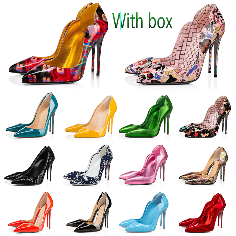 

Woman High Heels shoe Platform Peep-toes Designers Sexy Pointed Toe Sole 8cm 10cm 12cm Pumps Luxury Womens Wedding Dress Shoes with Box, 30