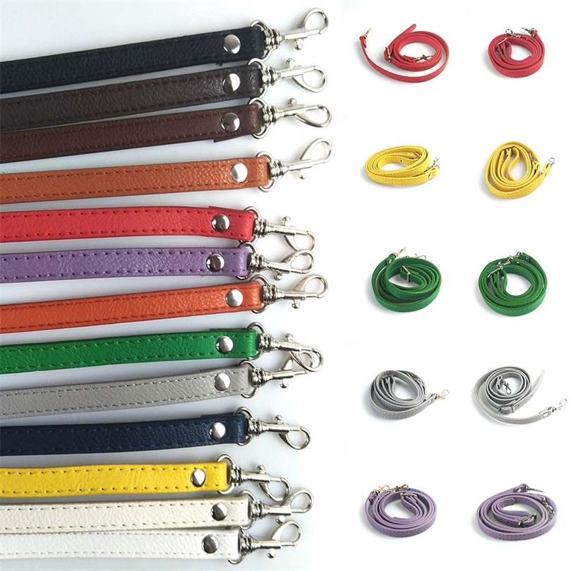 

Fashion Women Ladies Adjustable Handbag DIY Handle PU Leather Strap Buckle Shoulder Bag Accessories Long Belts 220713