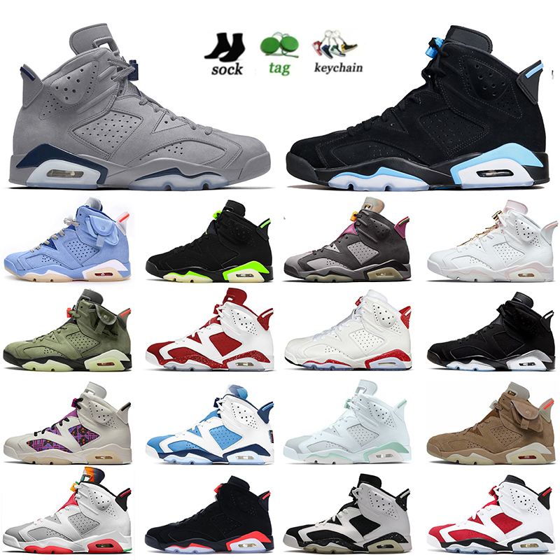 

Jumpman 6 Sneakers OG Top Basketball Shoes UNC 6s Georgetown White Red Oreo Tiffany Blue Gold Hoops Midnight Men Women Jordens Sneakers Retros Trainers Size 13, D31 infrared 23 40-47