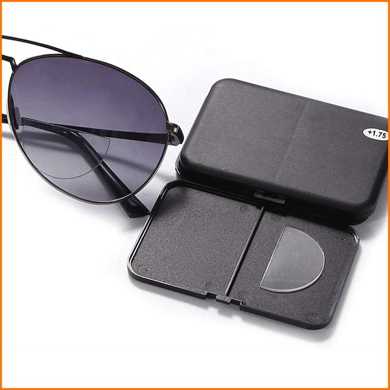 

Sunglasses Silicone Stick-on Bifocal Reading Glasses Lenses Magnification Presbyopic Lens Reusable 1Pair/Diopter 1.25 1.75 2.5 3.0Sunglasses