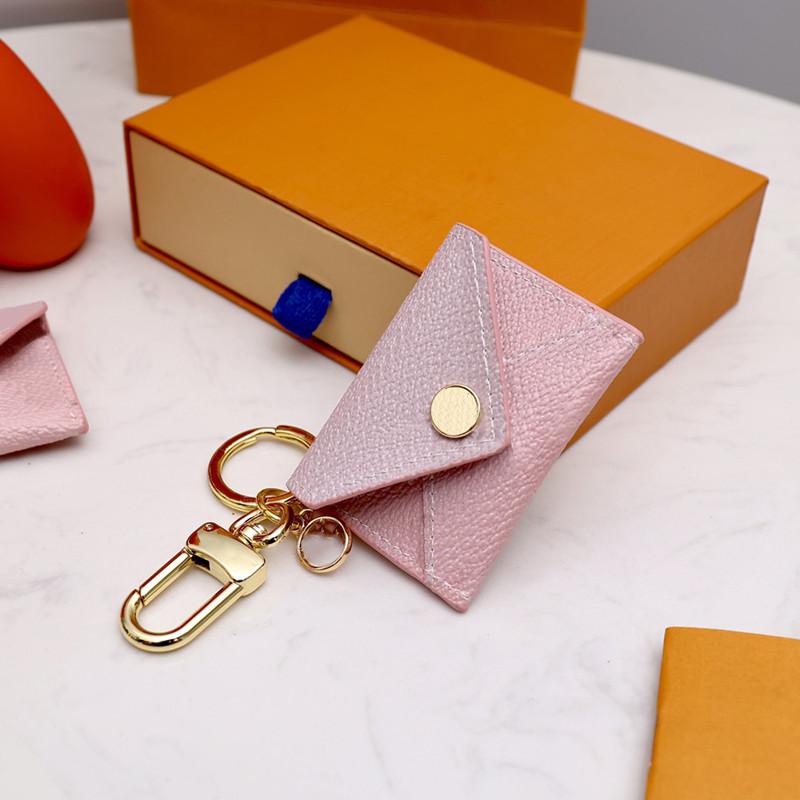 

Fashion Keychains Womens Mini Zippy Wallet Coin Purse Bag Belt Charm Key Pouch Pochette Accessoires L33