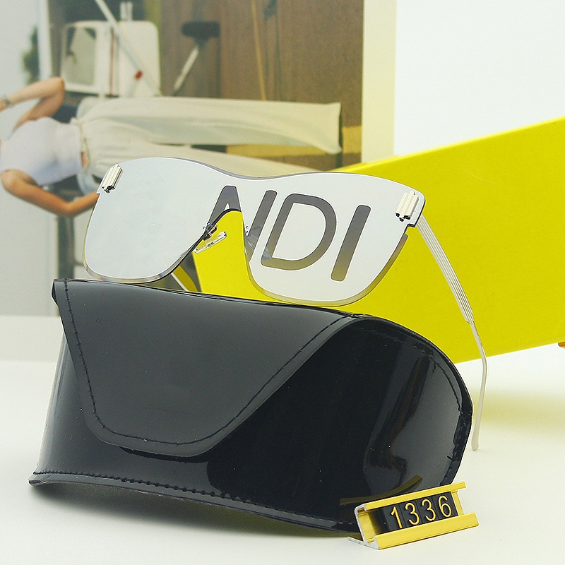 

Women Designer Sunglasses Fashion Unisex Adumbral Luxury Mens Frameless Sunglass Men F Sunglasses Cool Glasses 7 Color 2203071D