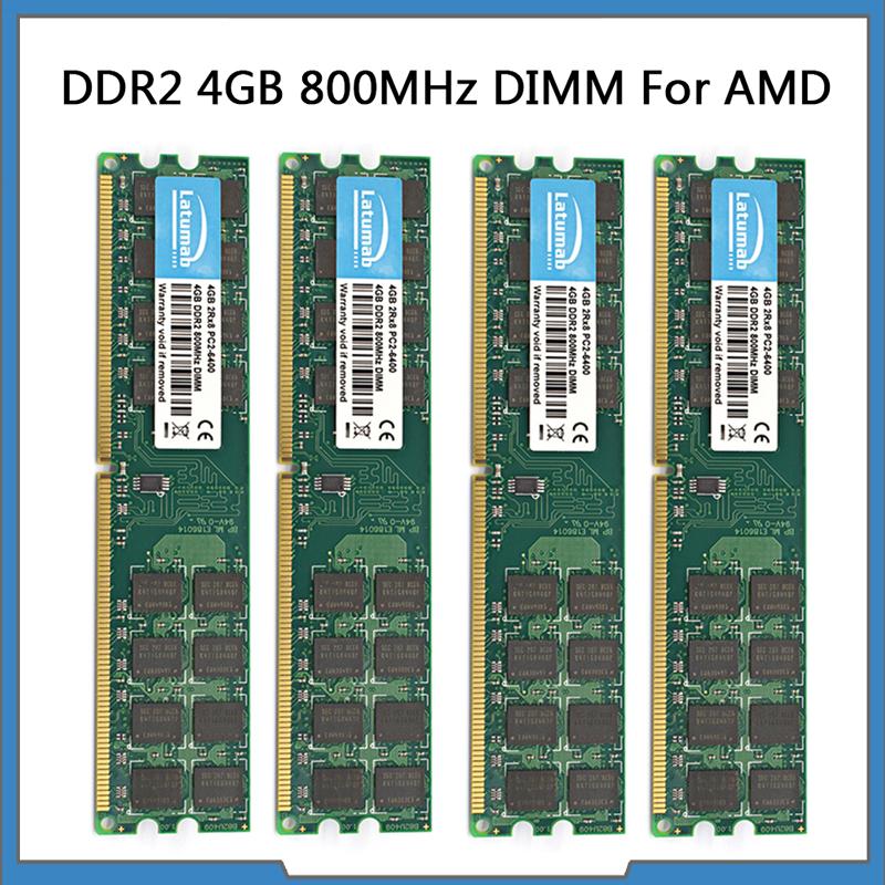 

RAMs DDR2 4GB 8GB 16GB 800MHz Desktop Memory For AMD CPU Chipset Motherboard PC2-6400 RAM 240 Pins 1.8V PC ModuleRAMs