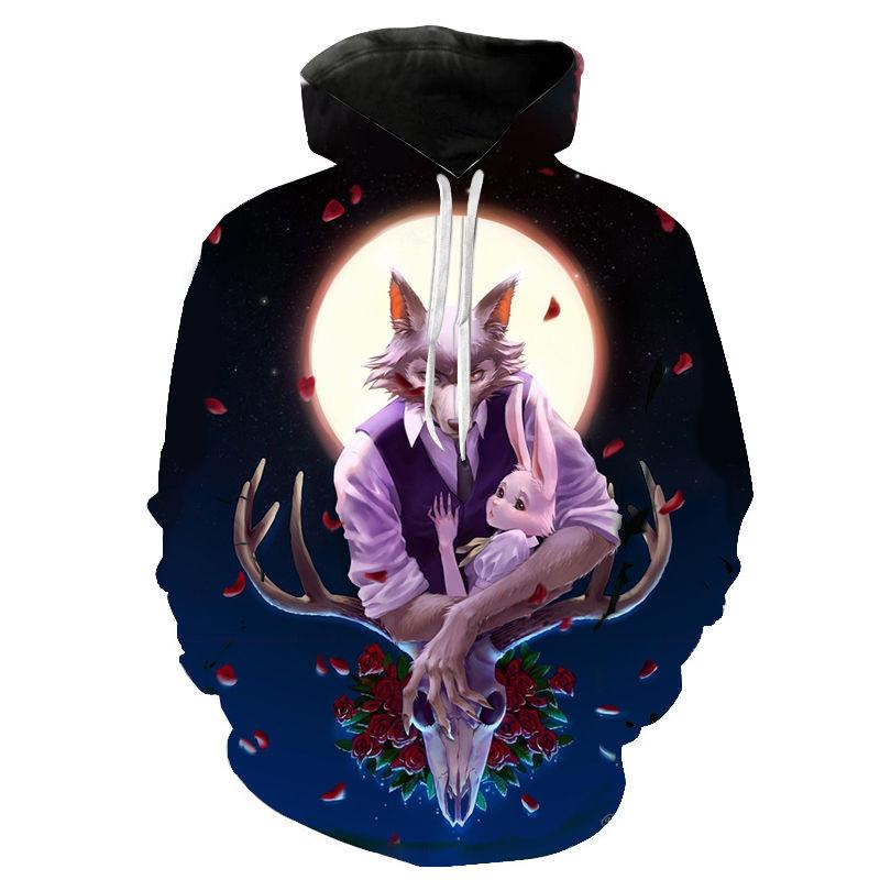 

Men' Hoodies & Sweatshirts Anime Beastars 3D Print Men Women Casual Fashion Hooded Sweatshirt Hip Hop Pullover Hoodie Wolf Tops Coat Clothe, Ah11115655s