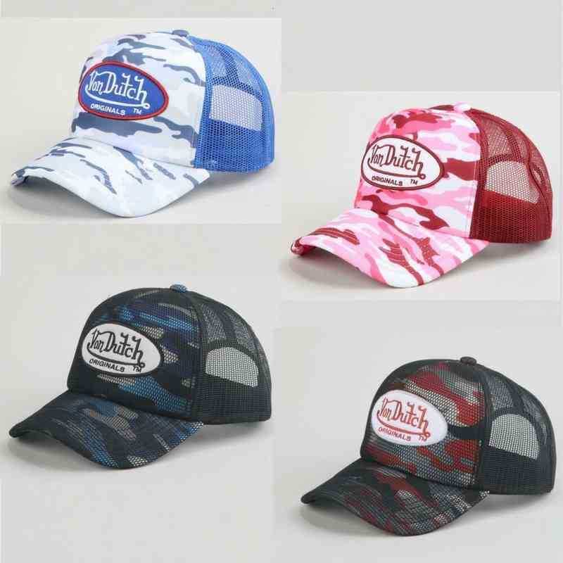

2022 Originals Trucker Cap Foam Camouflage Patch Hat, Camo red/black
