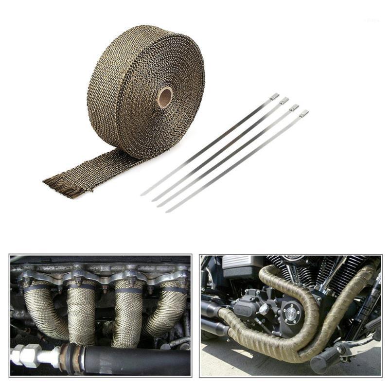 

Manifold & Parts 1 Pc Exhaust Heat Wrap Insulated High Temperature Downpipe Temp Resistant Tape For Motorcycle Car