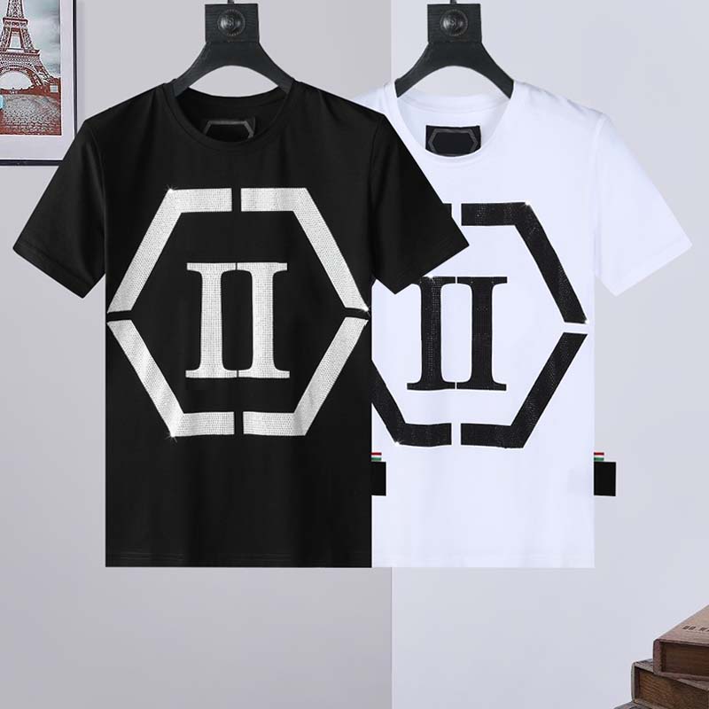 

Designer Skull Diamond T-Shirt WomensT shirts Printed Fashion man T-shirt Cotton Casual Tees Short Sleeve Luxury Hip Hop Streetwear TShirts pp124, 6666