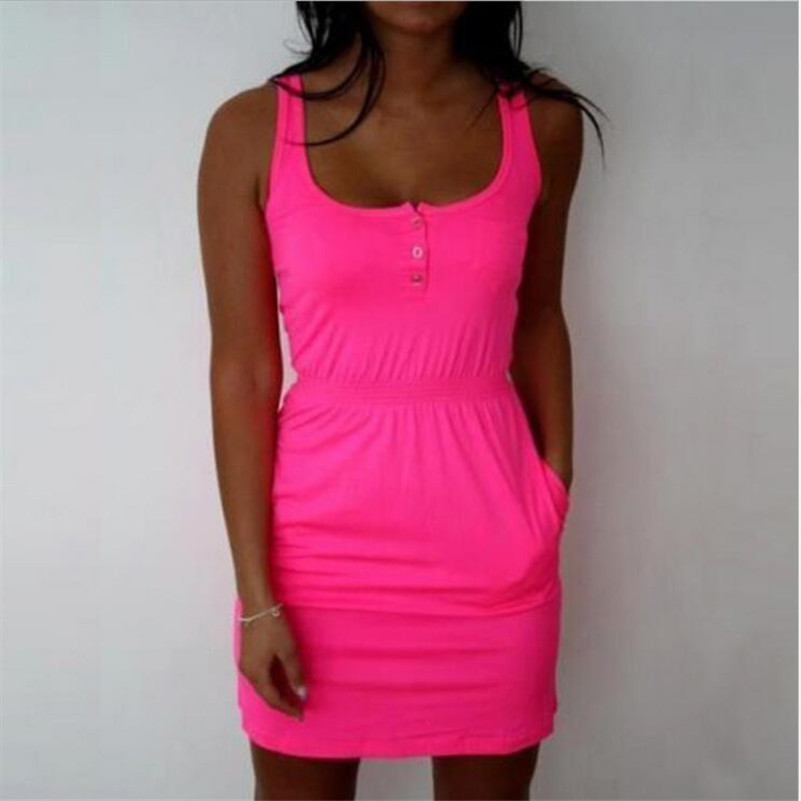 Vestidos Femel Bonbons Couleur Mince Mini Moulante D'été Style Femmes Tropical Boho Vêtements Brève 5XL Plus La Taille Robes Décontractées Y20041