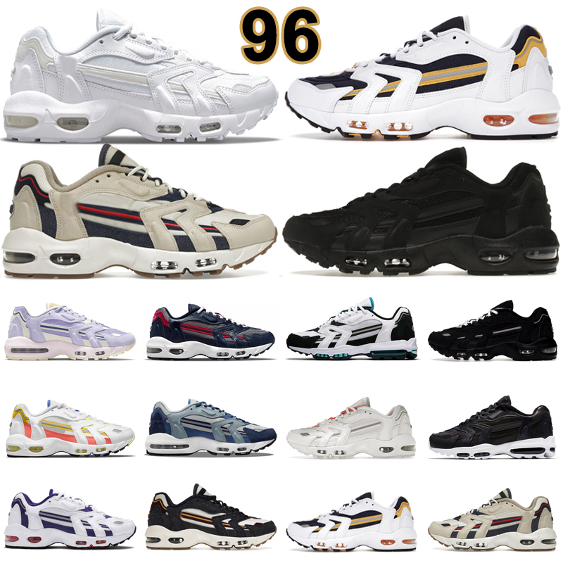 

96 Running Shoes Men Women 96s Triple Black White Goldenrod Beach Blackened Blue Mystic Teal Magic Ember Cherry Midnight Navy Mens Trainers Sports Sneakers 36-45