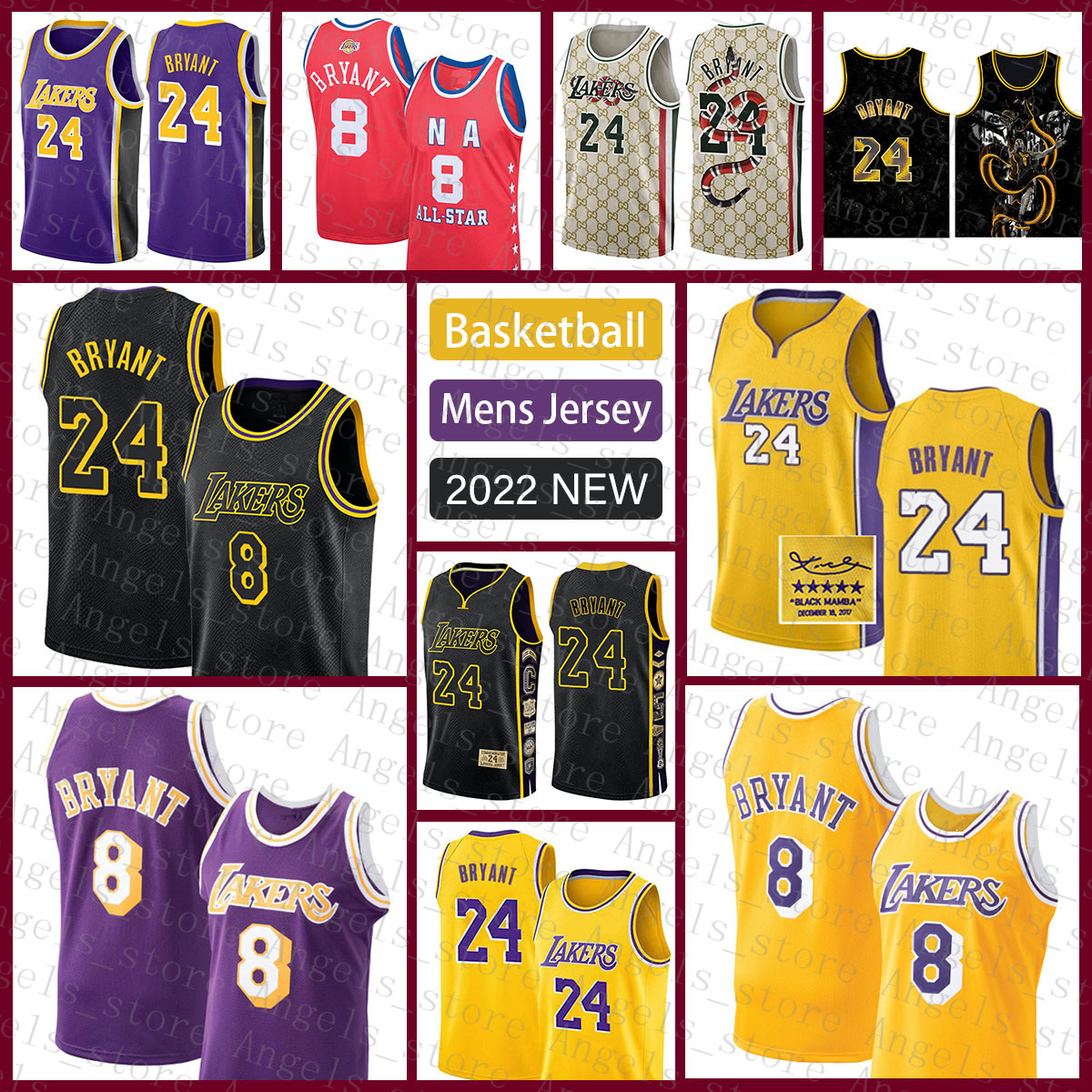 

Basketball Jersey 23 6 3 0 Bryant Los Angeles''Lakers''Kobe''Black Mamba 24 8 LeBron James Anthony Russell Westbrook Davis 803, Youth jersey