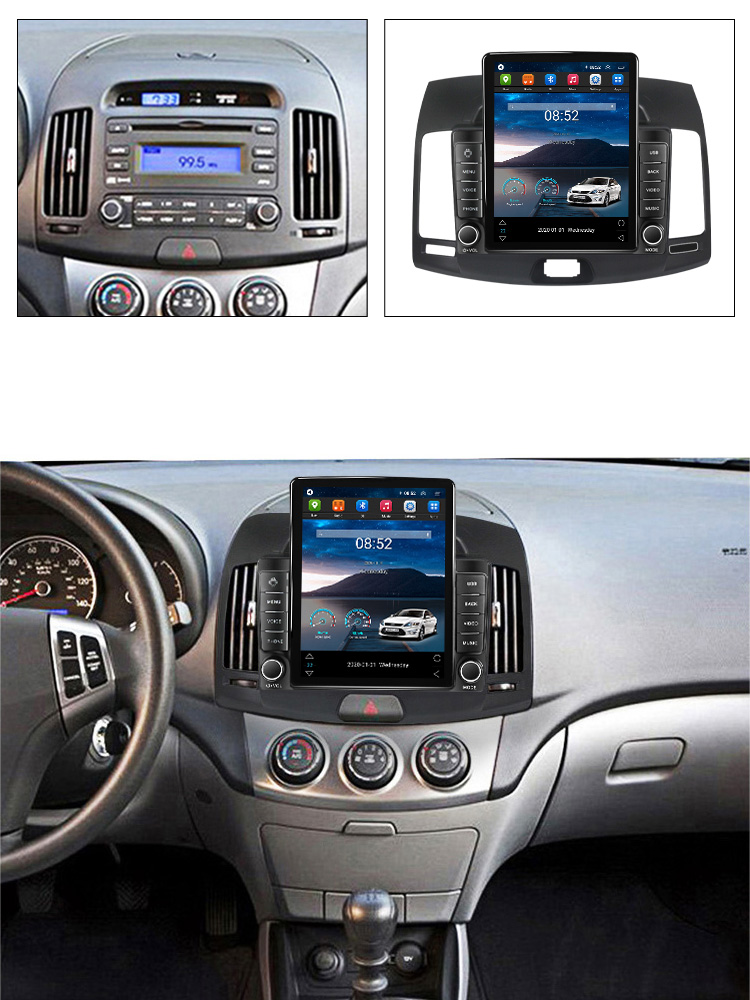 

9" Android Car Video GPS Navigation Radio for 2007-2011 Hyundai Elantra with Bluetooth Music USB WIFI support Carplay SWC Backup camera