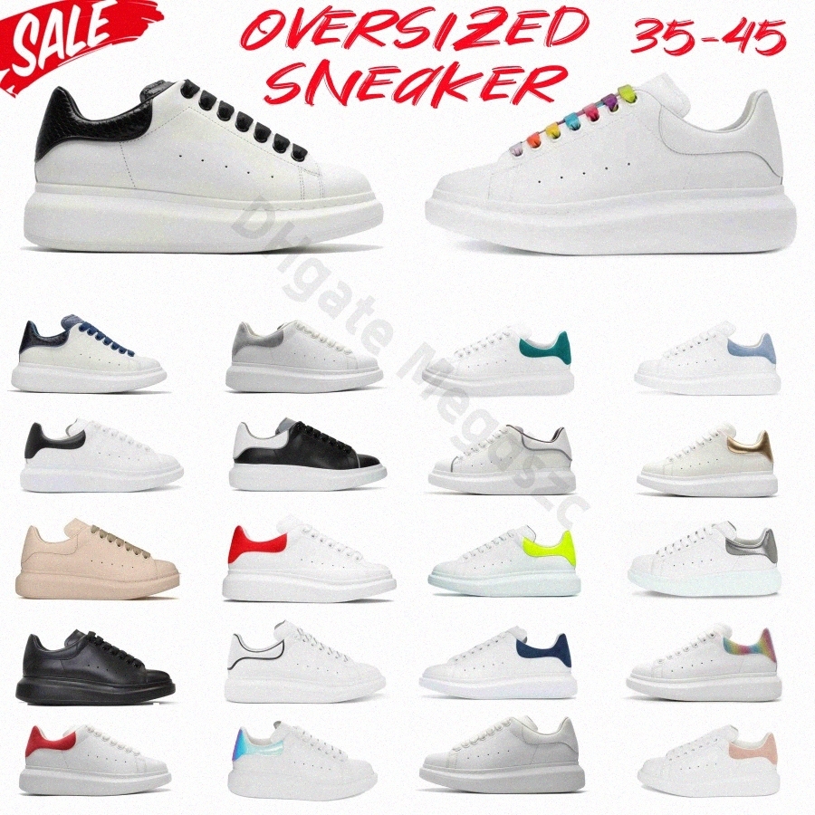 

Designer oversized casual women men sneaker platform sole alexander sneakers mcqueens white black espadrille leather velvet suede shoes mc queens trainers, 29