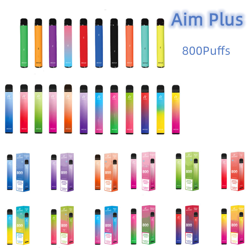 

Original Aim Plus 800 Puffs Disposable Vape Pod E cigarette Device 550mAh Battery 3.2ml Prefilled Cartridge Vapes Pen VS Bang XXL puffBars Puffbar Plus