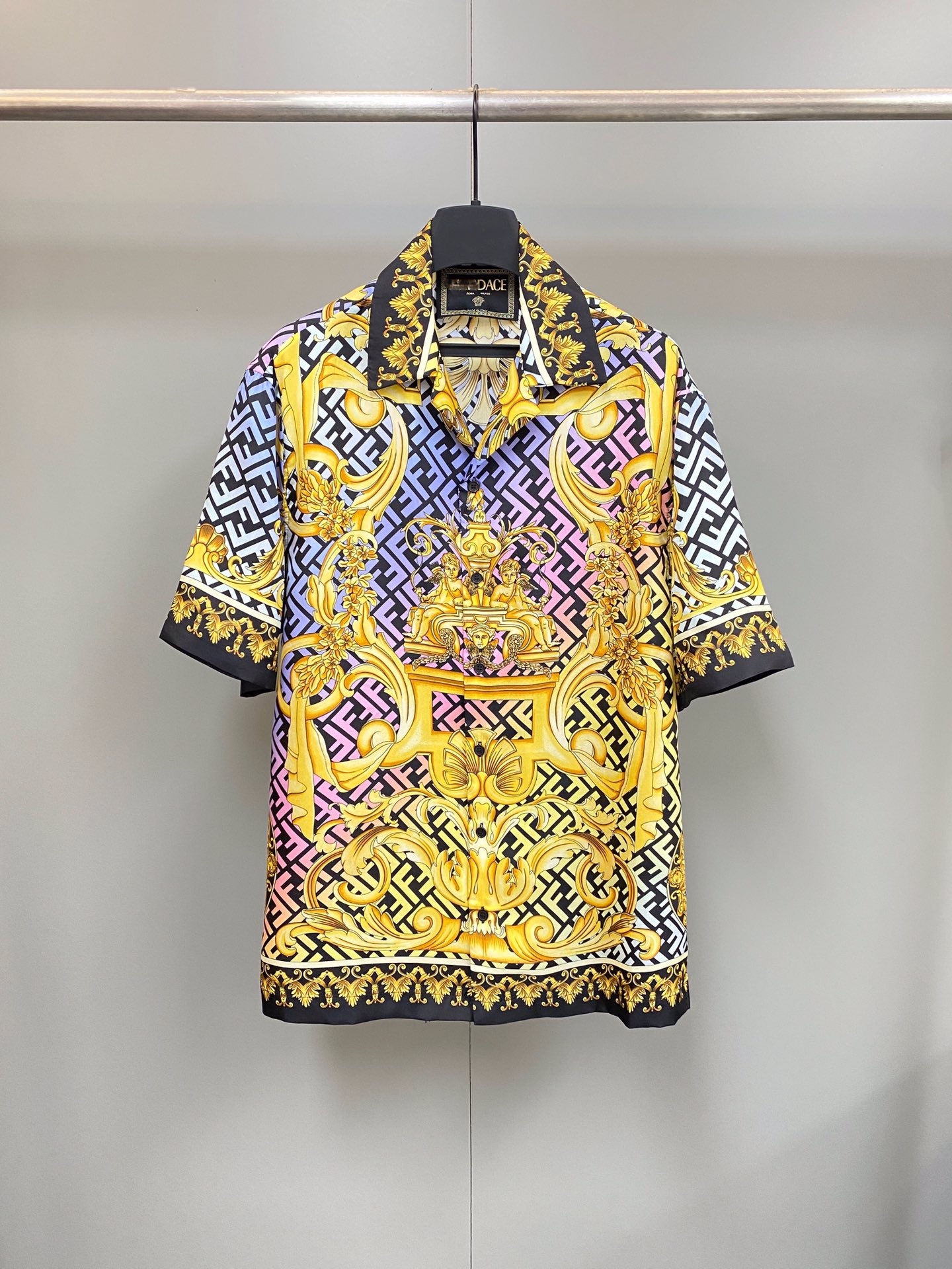 

2022 summer fashions mens designer beautiful printing shirts - US SIZE shirts - high quality mens designer button short sleeve shirts, Multi 1