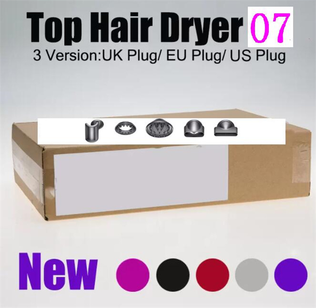 

Hair Dryer HD07 HD08 Professional Salon Tools Blow Dryers Heat Super Speed US/UK/EU Plug Blower