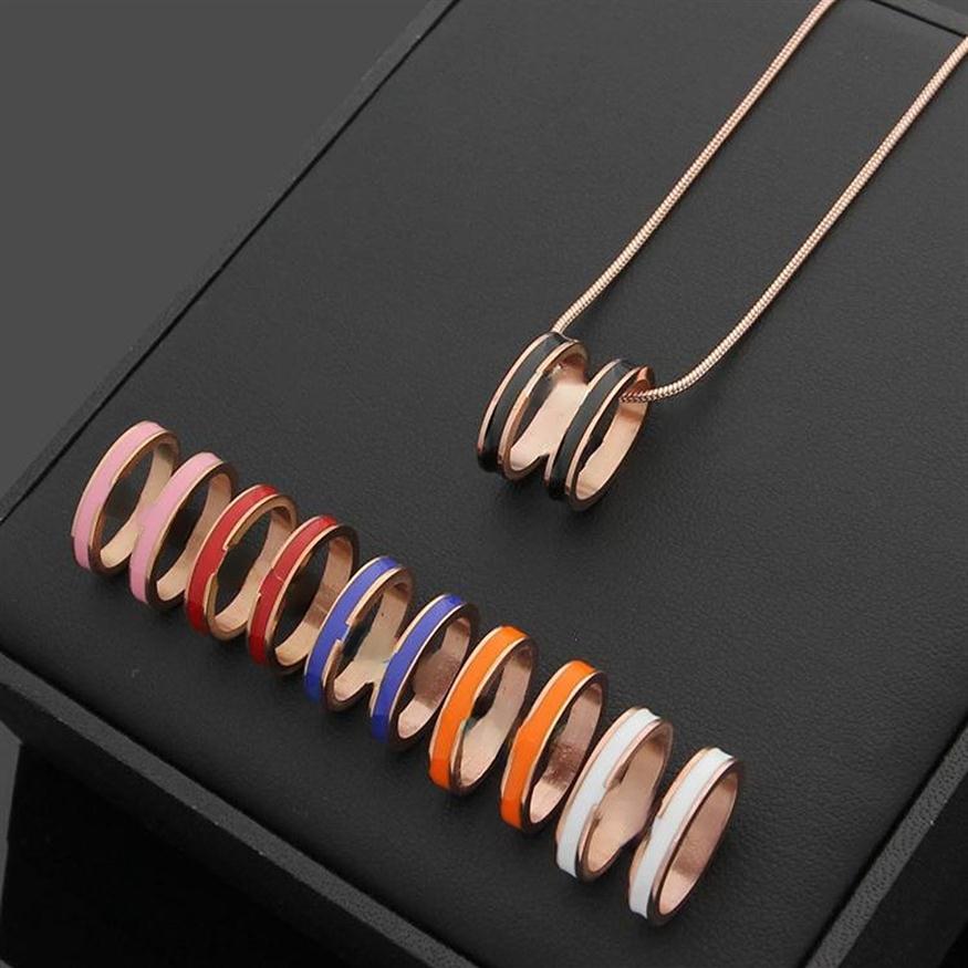 

316L Titanium steel pendant snake necklace with enamel H shape in many colors 50cm length jewelry309n
